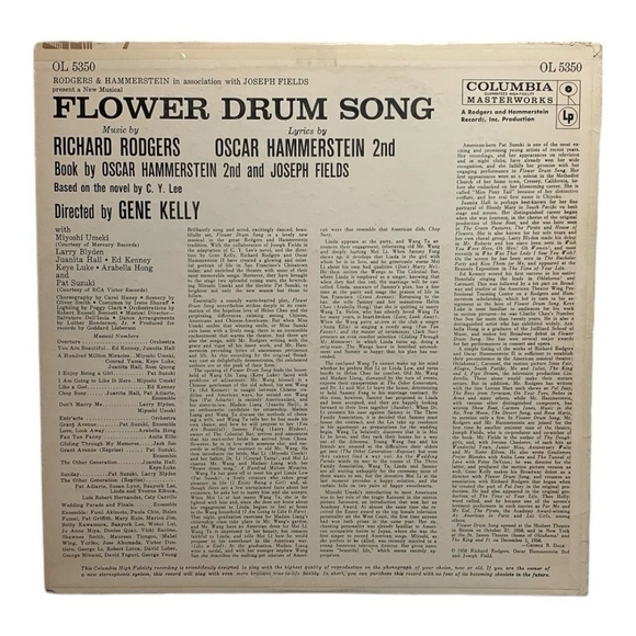 LP Rodgers & Hammerstein In Association With Joseph Fields - Flower Drum Song - Picture 2 of 2